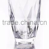 Clear Glass Cup With Machine Made Lotus Pattern for Drinking thumbnail-2