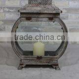 Creative Antique Vintage Promotion Square Iron Candle Metal Lanterns thumbnail-5