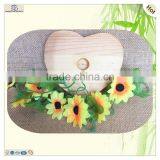 Natures Variety Storage Hole Flower Heart Wooden Ornaments thumbnail-3