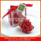 Christmas Color Dark Green Red Bell Shaped Candles Wholesale thumbnail-2