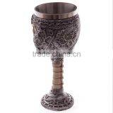 Creative Home 3D Stereoscopic Palm Skull Shape Goblet 200ml Stainless Steel Knight Shot Glass thumbnail-4