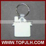 Promotional Decorative Gift MDF House Shape Keychain Personalized Sublimation thumbnail-2