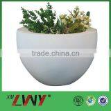 Custom Any Color Home Decoration Poly Resin Patterned Plant Pots