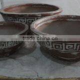 Viet Nam Rustic Outdoor Glazed Pots - Round and Medium Style thumbnail-1