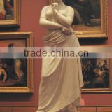 Medea with a knife white marble statue indoor decoration