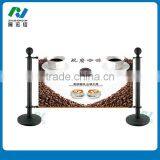 Breeze Barrier Stand With Canvas and Advertising Printing thumbnail-4