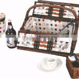 White Handle Cutlery Handheld Vintage Fruit Crate Basket thumbnail-6