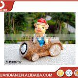 Solar Xmas Decorative -Indoor or Outdoor Decorative Garden Resin Sculpture thumbnail-1