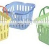 Supermarket plastic shopping basket