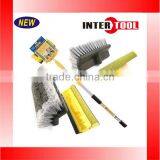 3M 9Ft Extendable Aluminum Telescopic Water Fed Window Car Van Wash Brush