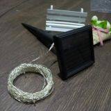 Solar Panel Silver Wire Warm White Decoration Energy Saving Low Voltage Rice Firefly Fairy Light String thumbnail-5