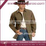 Men's 100%cotton Flannel Lined Work Shirt Jacket thumbnail-1