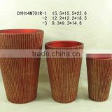 X-mas ceramic flower vase