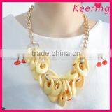 Fashion new Baby Yellow wholesales necklace set WNK-238