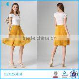 Vintage Tulle Skirt Tutu Midi Summer Pleated Skirts for Women thumbnail-1