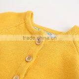 Wholesale Ginger Color Knitting Patterns Baby Girl Cardigans Sweaters thumbnail-3
