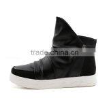 High Quality White Casual Shoes Fashion Brand China Factory, Adults Lace up Casual Leather Shoes Sneakers Sample for Men Women thumbnail-3