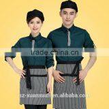 Custom High Quality Hotel Long Sleeve Waiter Uniforms for Coffee/hotel/resterant Autumn and Winter thumbnail-2
