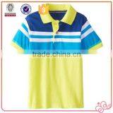 2015 Latest Design Stripe Printing Fancy Boys Child Cloths With Polo Collar thumbnail-2