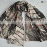 Fashion High Quality Women Viscose Print Geometric Pattern Designer Scarf thumbnail-5