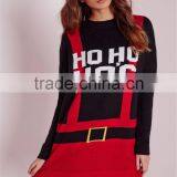 Custom Pattern Design Women Oversized Christmas Jumper Longline Sweater Knitwear Pullover Long Sleeve thumbnail-3