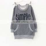 High Quality Metallic Hoodie Children Clothing Blank Hoodies for Baby Girl thumbnail-4