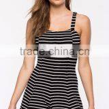 2016 Guangzhou Summer Sleeveless Women Stripe Adult Romper Wholesale thumbnail-3