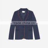 New Fashion Italian Collars Edging Trim Button Fasten Dot Print Jackets Womens thumbnail-6