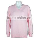 China Manufature 2015 Fitness Own Design Cardigan Pink Sweater thumbnail-2