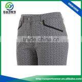 2016 Fashion Design Ladies 100% Polyester Waterproof Golf Long Pant , Full Sublimation Printing Sports Trousers thumbnail-3