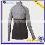 Custom Warm Up Jogging Hoodie Yoga Wear Half Zipper Up Hoodie Sport Hoodie Lady thumbnail-2