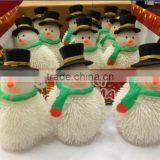 Tpr Christmas Ornament Snowman Puffer Ball Squishy Puffer Ball Bulk
