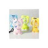 Blue / Pink Bear Shaped Mini Usb Table Bladeless Fan With Text for Promotion Gift thumbnail-1