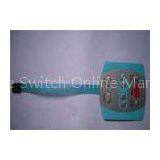 Blue Push Button Tactile Membrane Switch for Automotive , 0.05-1.0mm Thick
