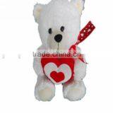 Pretty Plush Bear Holding Heart thumbnail-1