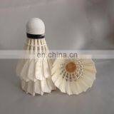 Best Profession Factory 2 Layer Cork Medium Price Nature White Outdoor Goose Badminton Shuttlecock thumbnail-3