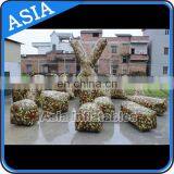 A Set Inflatable Archery Bunker Field For Outdoors With Kit / Paintball Barriers For Sale
