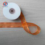 Top Quality Satin Ribbon Wired Sheer Ribbon / Organza Ribbon With Satin Edges thumbnail-3