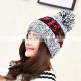 Custom Logo Women Knit Winter Beanie Caps for Womens thumbnail-5