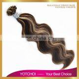 Factory Price Aliepress Hair Russian Remy Hair Extension Russian Body Wave Pre Tip Hair thumbnail-3