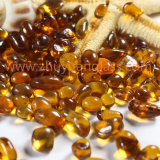 Shandong zhuyuan export recycle glass bead intermix 1-3mm3-6mm6-9mm orange yellow aggregates glass bead