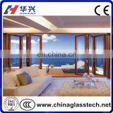 CE certificate aluminium profile soundproof cheap interior folding doors