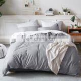 China Luxury 3 Piece 100% Washed Cotton Bedding Set Duvet Cover For Home thumbnail-3