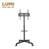 Low Cost Height Adjustable Mobile Steel TV Cart thumbnail-2