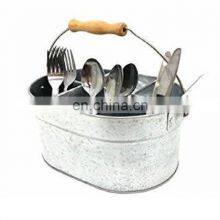 Оцинкованный держатель столовой посуды