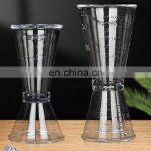 Хорошо продающиеся прозрачные смоляные инструменты. Тонкий стакан для измерения напитков, виномер из ПК для бара thumbnail-2