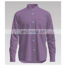 2022 Fashion Check 100% Cotton High Density Yarn Dyed Fabric for Shirt thumbnail-5