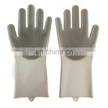 Factory Price Magic 100% Silicone Hand Scrubbing Gloves Dishwashing Cleaning Gloves For Kitchen thumbnail-1