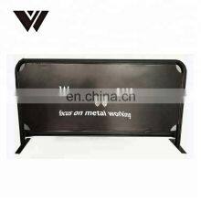 Square Pipe/Tube Frame Expandable Outdoor Cafe Barrier For Advertising Safety Breeze Barrier Advertising Banner Custom thumbnail-5