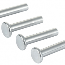 Rivet Manufacturers Customized Non-standard Aluminum Rivet M3.5 Flat Head Semi-hollow Rivet M1.5 Small Size Rivet Solid（Wechat:13510231336） thumbnail-2